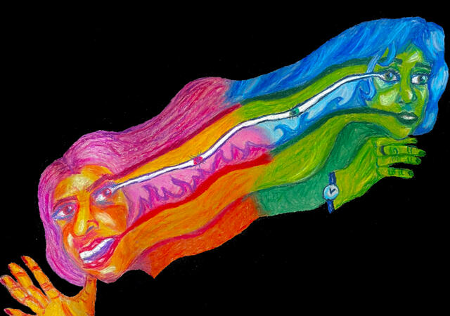 Ambivalent | Oil Pastel