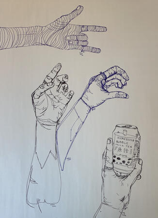 Hands | Ink Sketch
